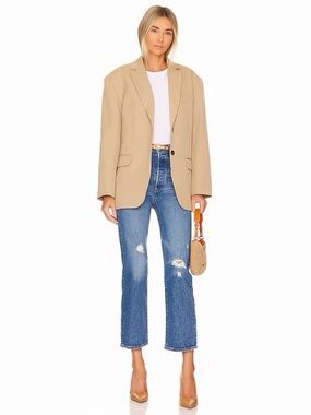 LEVI’S • Ribcage Straight Ankle Jean in Jive Tribe